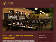 Tablet Screenshot of irodorijapaneserestaurant.com.sg